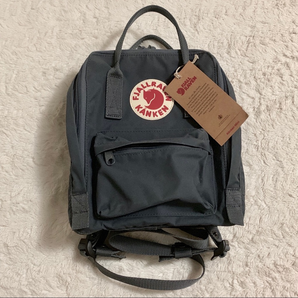 Fjallraven Kanken Mini Backpack in Graphite